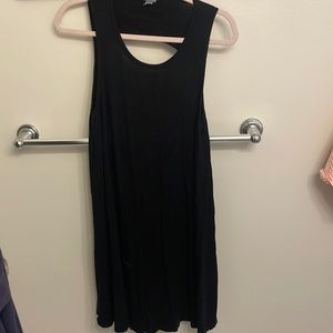 Black cotton dress
